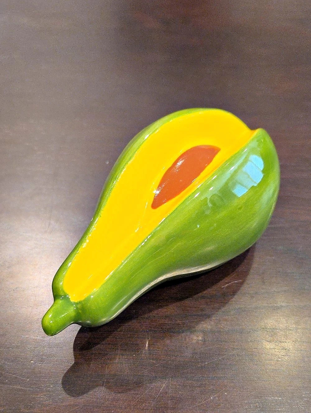 Ceramic Avocado décor, Handmade